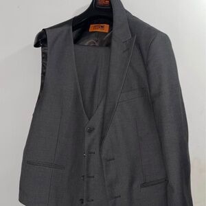 Gray 3-piece suit